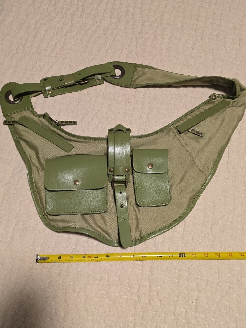 Free People Olive Green Blue Ridge Sling - Picture 11 of 12